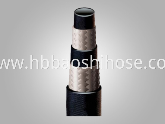 Two Layers Rubber Hose Fiber Braided